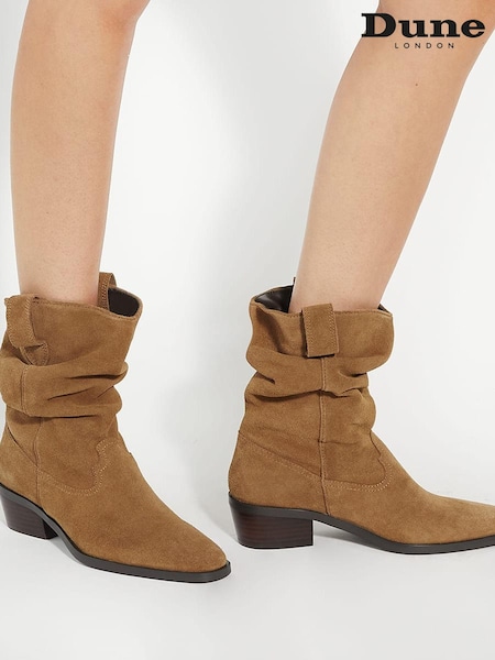 Cream - Cizme Western Dune London Prims Slouch (AM3270) | 668 LEI