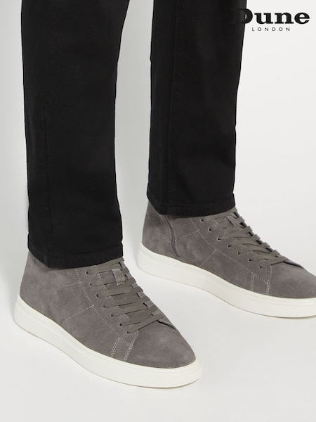 Dune London Grey Sycamour Cupsole Trainers (AM3272) | €72