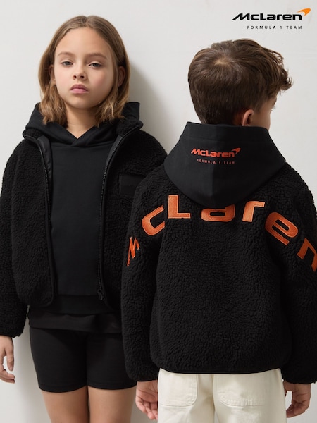 Reiss Snoop Unisex Fit Mclaren F1 Team Embroidered Fleece Jacket (AM3300) | ‏581 ر.س.‏
