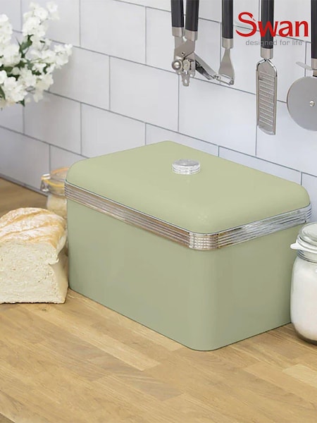 Swan Green Retro Bread Bin (AM3324) | €40