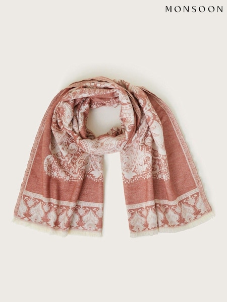 Monsoon Ada Embroidered Paisley Scarf (AM3385) | €46