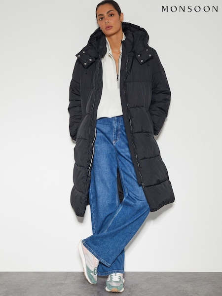Monsoon Lissy Long Hooded Puffer Coat (AM3389) | 98 560 тг