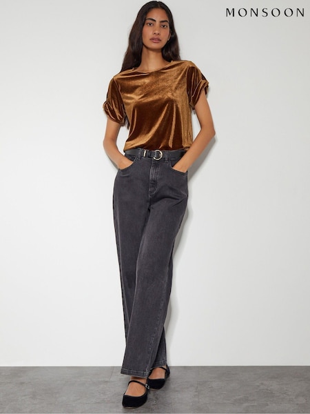 Monsoon Natural Viv Velvet T-Shirt (AM3402) | 96 QAR