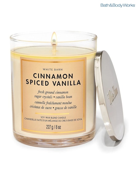 Bath & Body Works Cinnamon Spiced Vanilla Single Wick Candle (AM3486) | €26