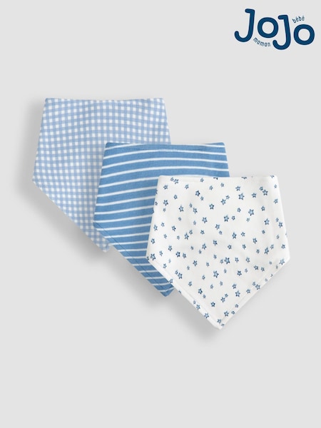 JoJo Maman Bébé 3-Pack Dribble Bibs (AM3620) | 20 €