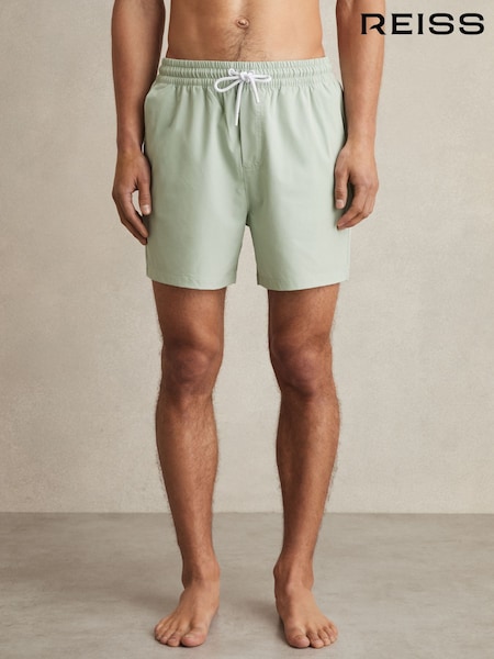 Reiss Mint Green Cliff Drawstring Swim Shorts (AM3668) | €88