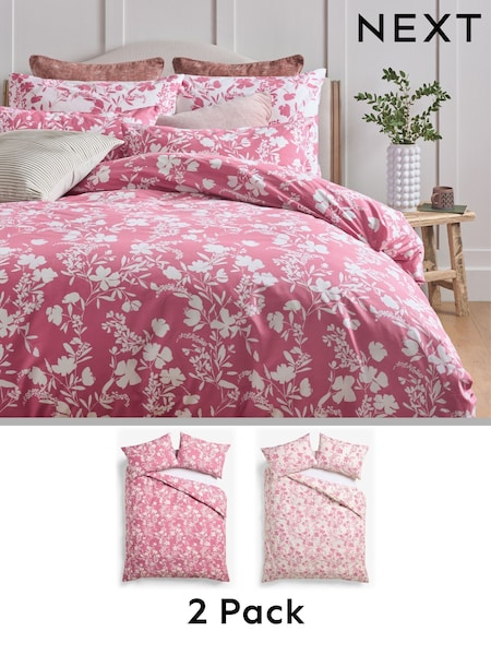 2 Pack Reversible Duvet Cover and Pillowcase Set (AM3880) | 33 € - 70 €