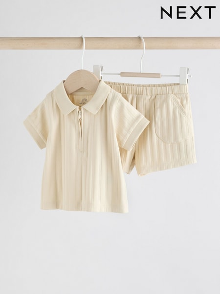 Nøytral - Sett med polotopp og kort Baby (AM3902) | kr217 - kr251
