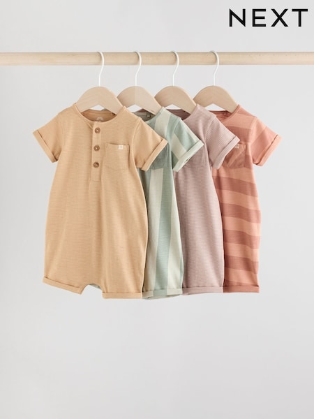 Minerals - Baby Jersey Rompers 4 Pack (AM3919) | 31 € - 37 €