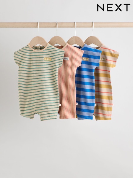 Bright 100% Cotton Baby Rompers 4 Pack (AM3930) | SGD 41 - SGD 49