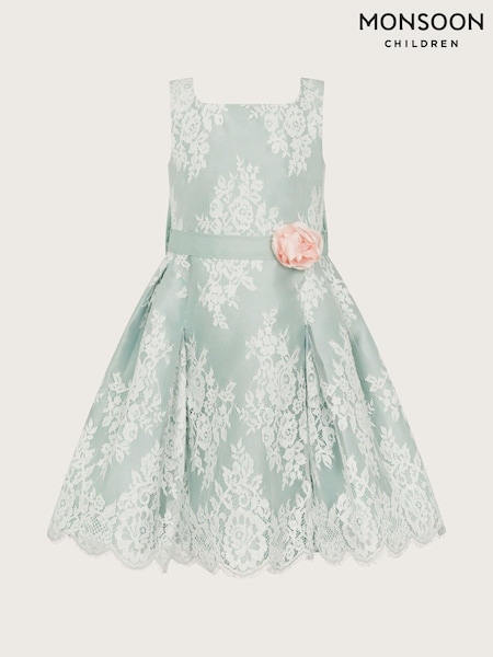 Monsoon Green Valeria Floral Lace Bridesmaid Dress (AM4017) | €80 - €93