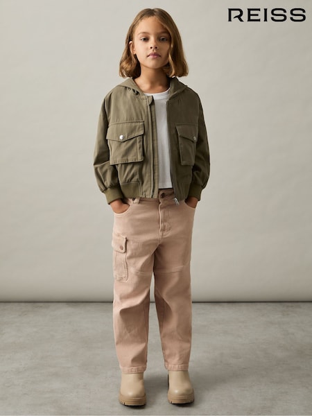 Reiss Giovana Hooded Utility Bomber Jacket (AM4075) | ‏583 د.إ.‏