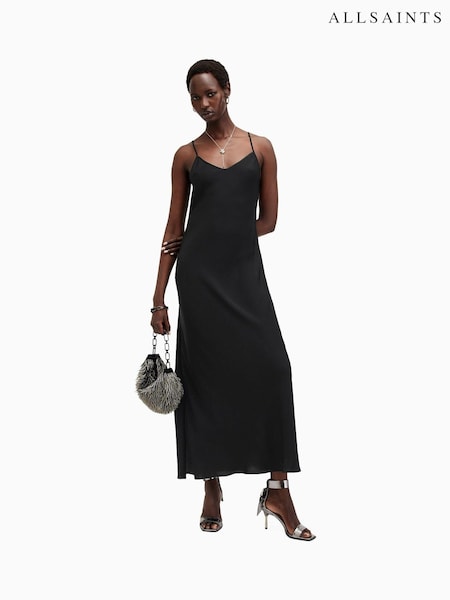 AllSaints Black Bryony Maxi Dress (AM4253) | € 85