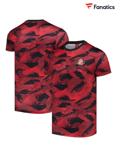 Fanatics Red Sunderland Camo Polyester T-Shirt (AM4281) | €16