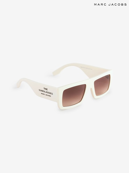 Marc Jacobs Ivo Rectangular Flat Top Sunglasses (AM4311) | kr2 840