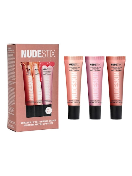NUDESTIX Nudeglow Hydra-Peptide Lip Butter Set (Worth over £52) (AM4321) | €41