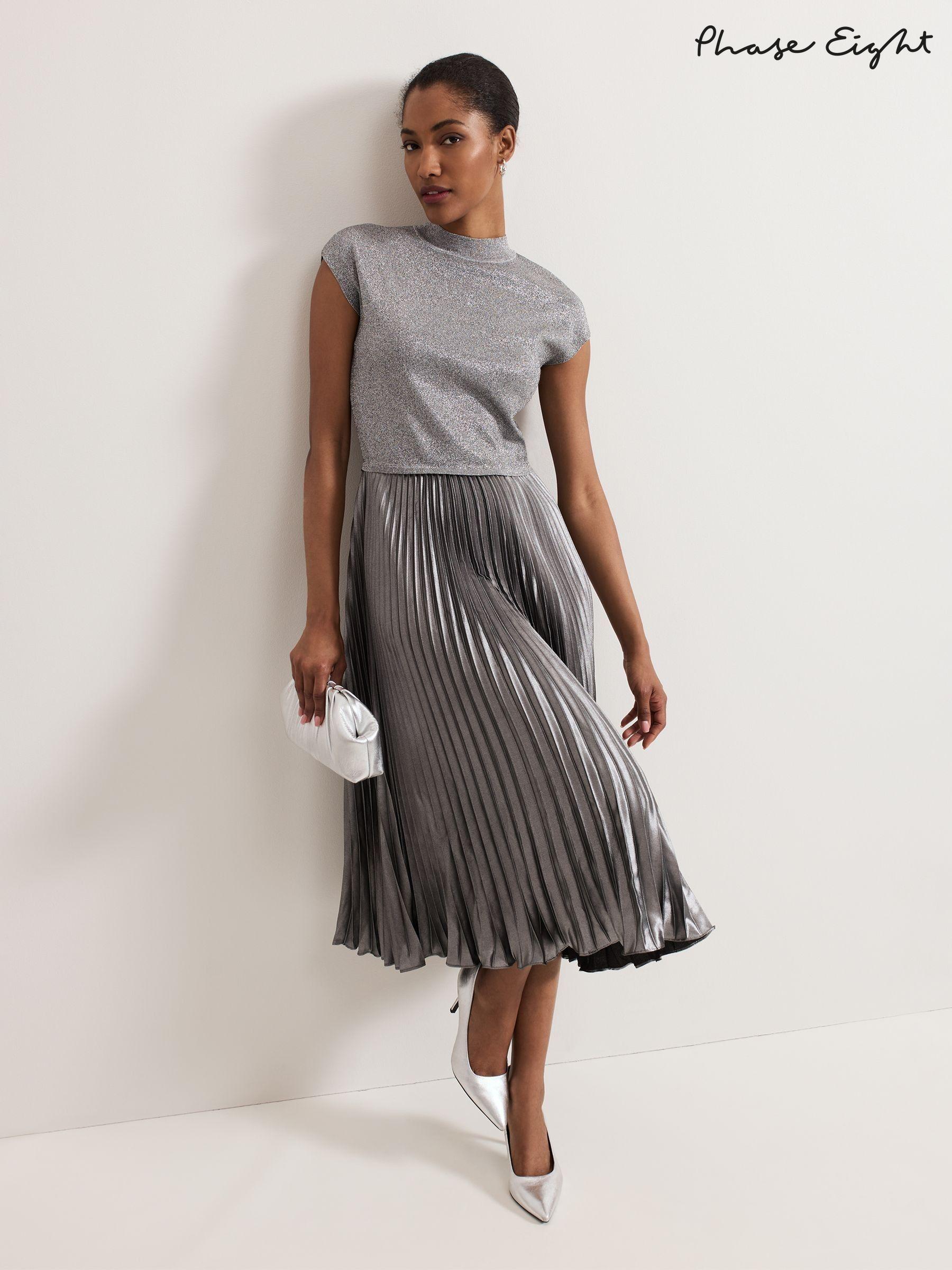 Women s Dresses Phase Eight Short Sleeve Roundneck Clothing Next Oman