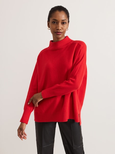 Phase Eight Red Alice Wool Cashmere Jumper (AM4337) | €72