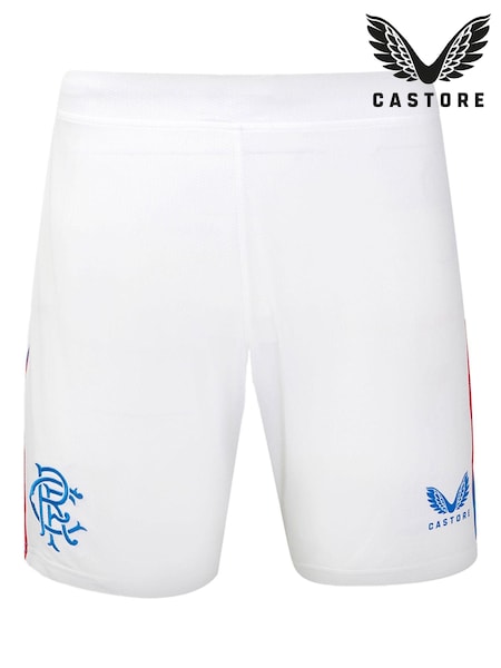 Castore White Glasgow Rangers Home Shorts 2024-25 (AM4403) | R$ 375