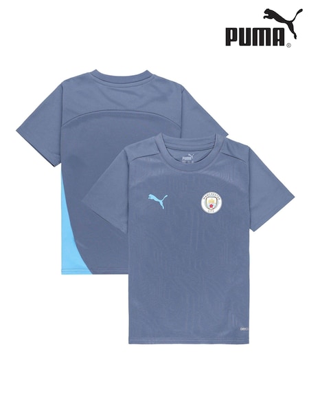 Puma Blue Kids Manchester City Training T-Shirt (AM4415) | €50