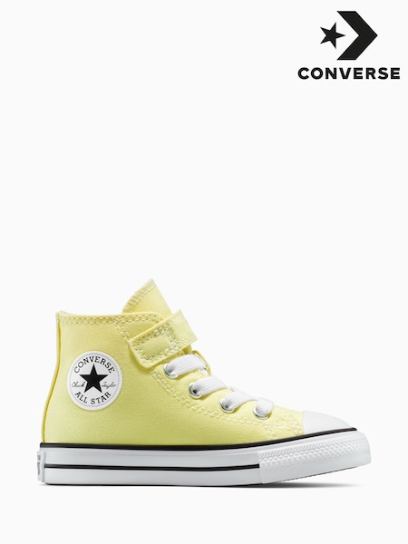 Converse Yellow Infant Chuck Taylor 1V Easy On Trainers (AM4448) | €53