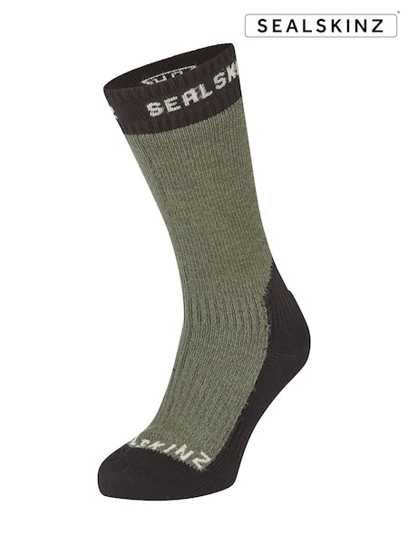 Sealskinz Stanfield Waterproof Extreme Cold Weather Mid Length Black Socks (AM4492) | € 78