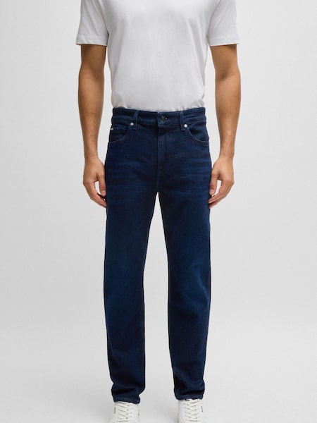 BOSS Blue Regular-Fit Maine Jeans In Cashmere-Touch Denim (AM4632) | €259
