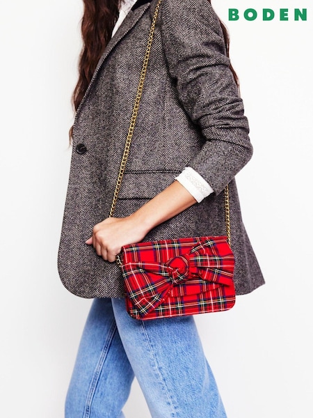 Boden Red Bow Evening Bag (AM4641) | €61