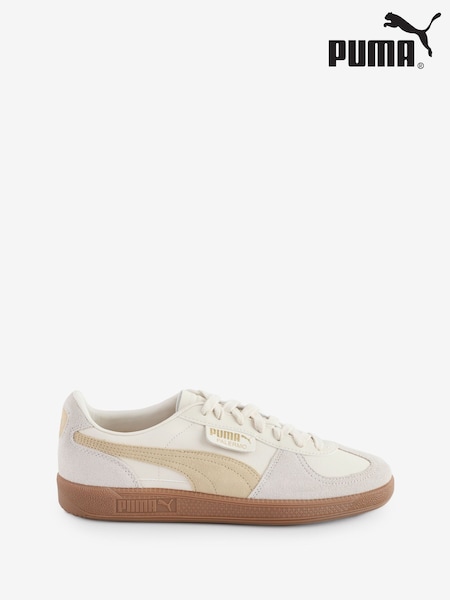 Puma White Mens Palermo Trainers (AM4812) | €99