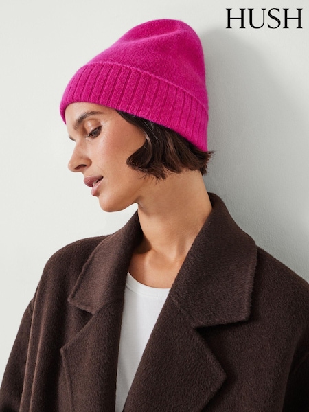 Hush Pink Cashmere Beanie (AM4828) | €71