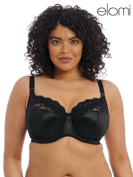 Black - Elomi Nursing And Maternity Molly Underwired Bra