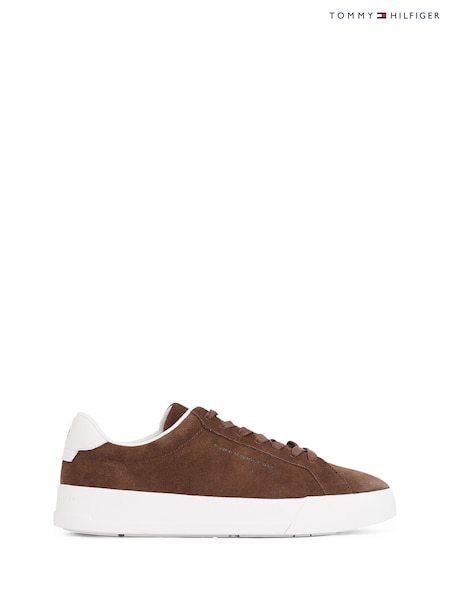 Tommy Hilfiger Brown Court Suede Trainers (AM4870) | AZN 251