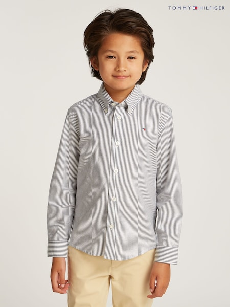 Tommy Hilfiger Blue Flex Stretch Cotton Shirt (AM5081) | €60