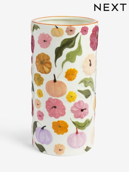 Ceramic Pumpkin Embossed Vase (AM5142) | 21 €