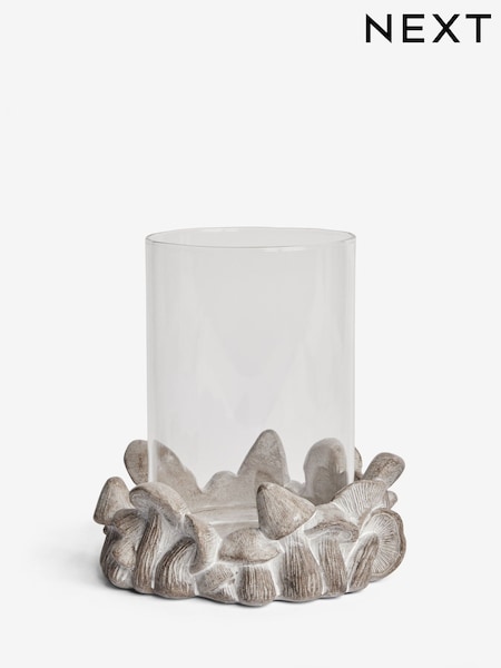 Mushroom Autumnal Glass Hurricane (AM5172) | 38 €