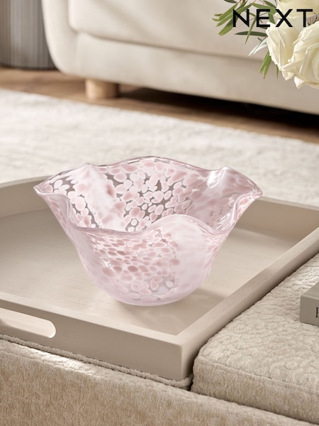 Confetti Glass Scalloped Decorative Bowl (AM5175) | 39 €