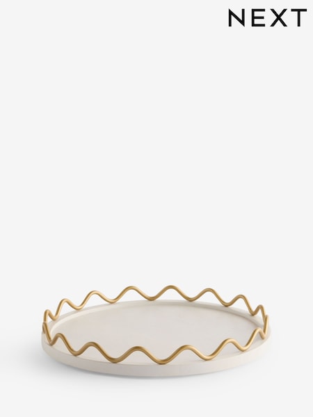Bronx Wooden Decorative Wiggle Tray (AM5184) | ‏137 ر.ق.