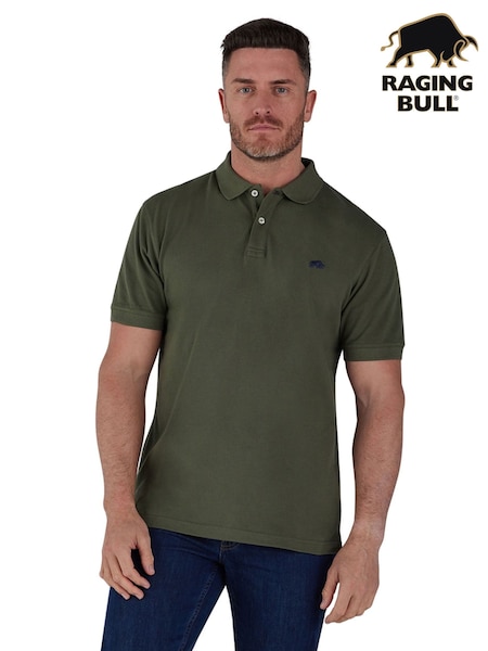 Raging Bull Green Classic Organic Polo Shirt (AM5219) | €77 - €85
