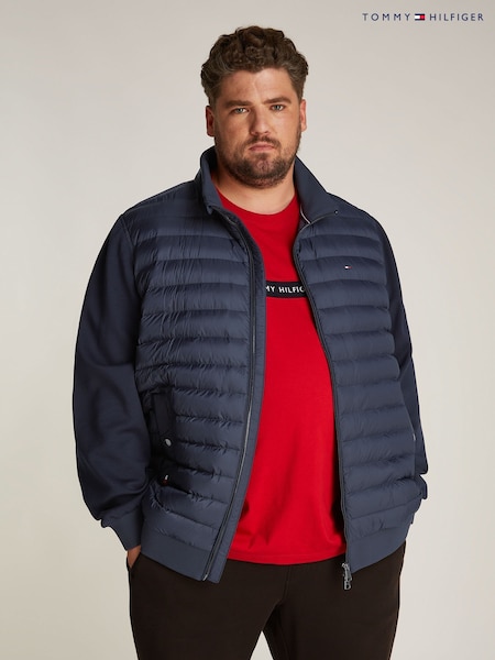 Tommy Hilfiger Blue Plus Stand Collar Zip Jacket (AM5248) | R$ 1,775