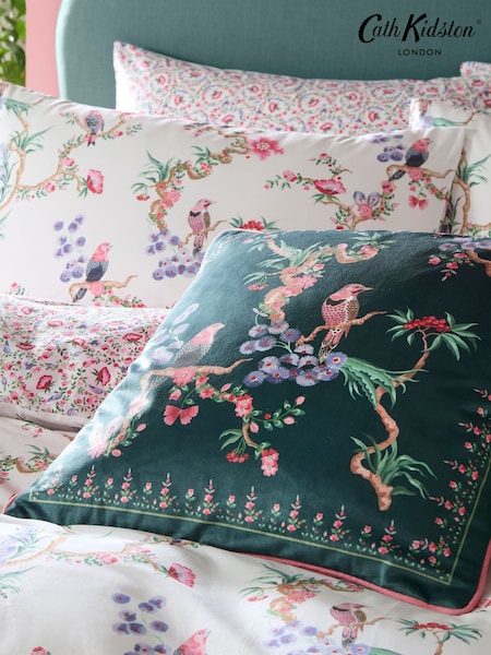 Cath Kidston Emerald Bird Polyfilled Cushion (AM5255) | AED221