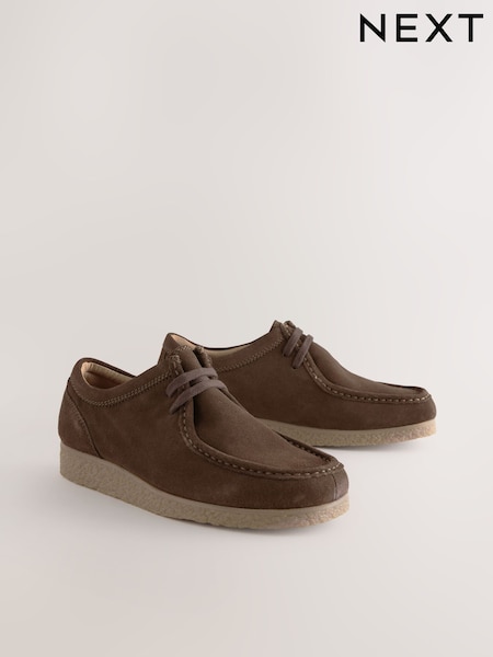rjava - Suede Apron Shoes (AM5340) | € 62