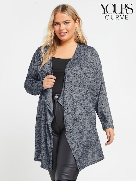 Yours Curve Waterfall Soft Feel Cardigan (AM5378) | € 37