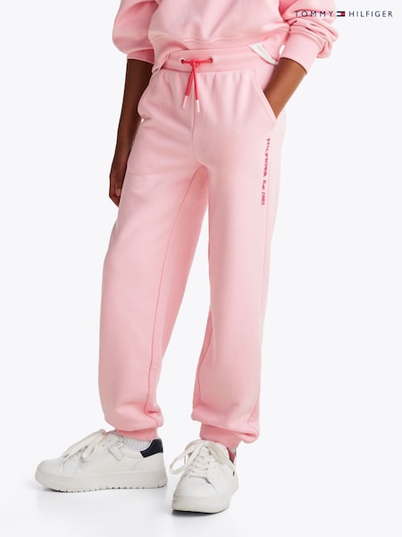 Tommy Hilfiger Pink NYC Star Stripe Joggers (AM5424) | €72