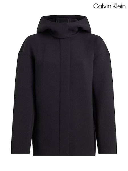Calvin Klein Black Tailored Scuba Hooded Short Jacket (AM5505) | €129 - €372