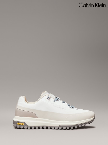 Calvin Klein White Vibram Runner Trainers (AM5506) | R$ 1,380