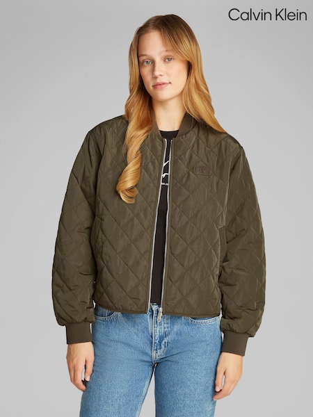 Calvin Klein Brown Quilted Jacket (AM5530) | ₪704