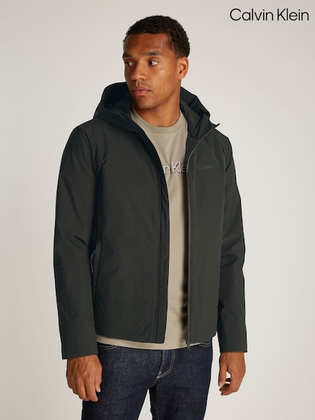 Calvin Klein Black Technical Hooded Jacket (AM5534) | €258