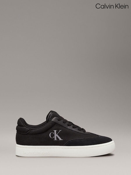 Calvin Klein Black Classic Cupsole Low Trainers (AM5545) | R$ 840
