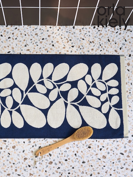 Orla Kiely Dusk Sycamore Stripe Bath Mat (AM5584) | ₪131