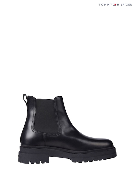 Tommy Hilfiger Chunky Leather Chelsea Boots (AM5600) | ‏905‏₪